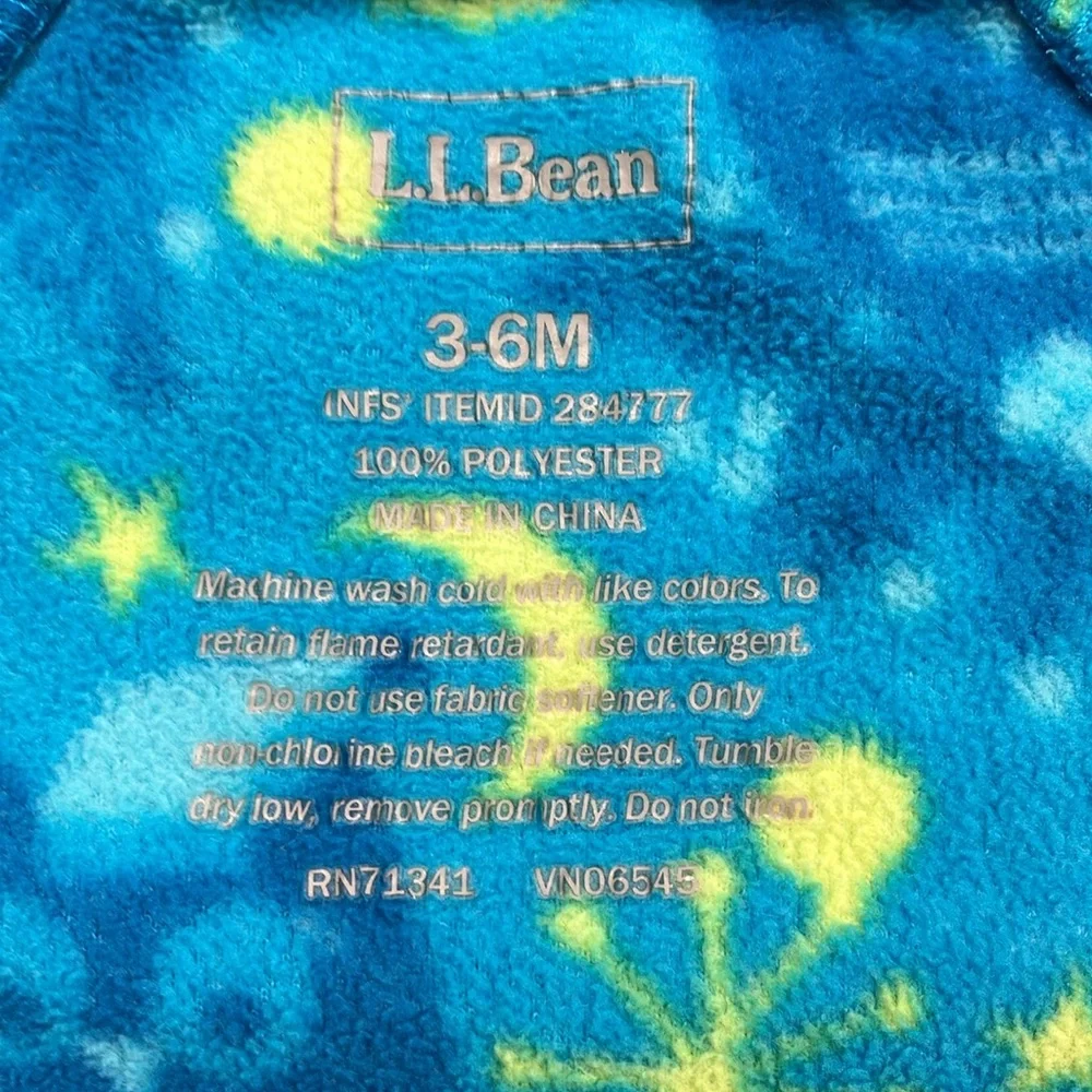 L.L. Bean Fleece Footed Pajama